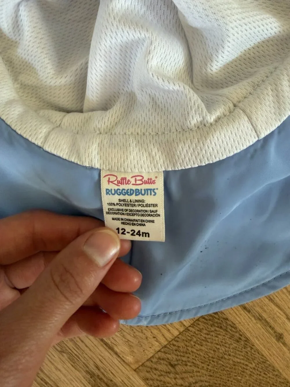 RuffleButts Sun Hat 12-24 Months
